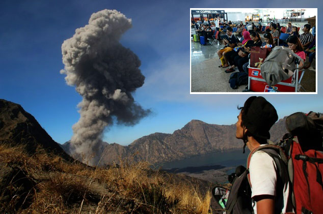 Bandara Ngurah Rai Kembali Ditutup Hingga Jumat Pagi Akibat Erupsi Rinjani